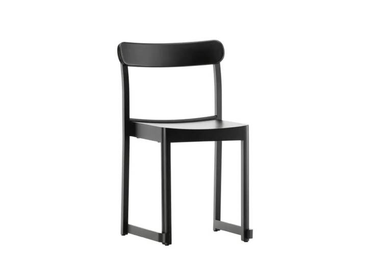 ARTEK chaise ATELIER CHAIR (Bouleau laqué noir - Bois courbé et contreplaqué)
