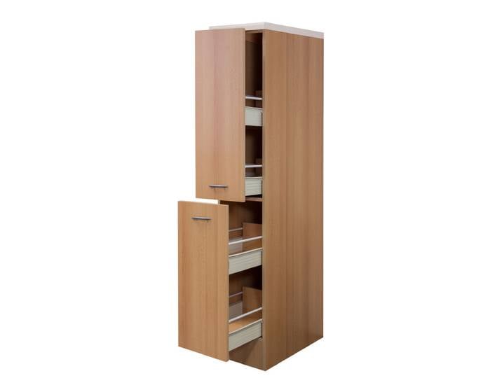 Demi-Apothekerschrank Nano Braun 30x161x60cm