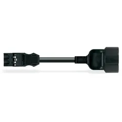 Wago 771-9993/406-302 konfektionierte Übergangsleitung,Eca,Stecker/SCHUKO-Kupplung,weiß 7719993406302
