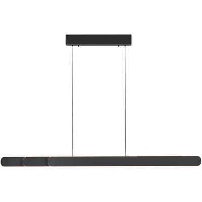 LED Pendelleuchte "ADRIANA ROUND", schwarz, 2, H: 60cm, 1 Stk., SCHÖNER WOHNEN-KOLLEKTION, Leuchten, SCHÖNER WOHNEN Kollektion, Touchdimmer, Comfort-Lift, Memoryfunktion, LED Pendelleuchte