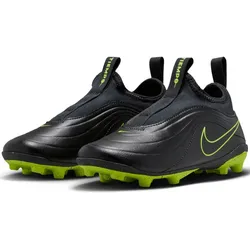 NIKE Jr. Tiempo Maestro Club FG/MG Fußballschuhe Kinder 007 - black/black-volt 28