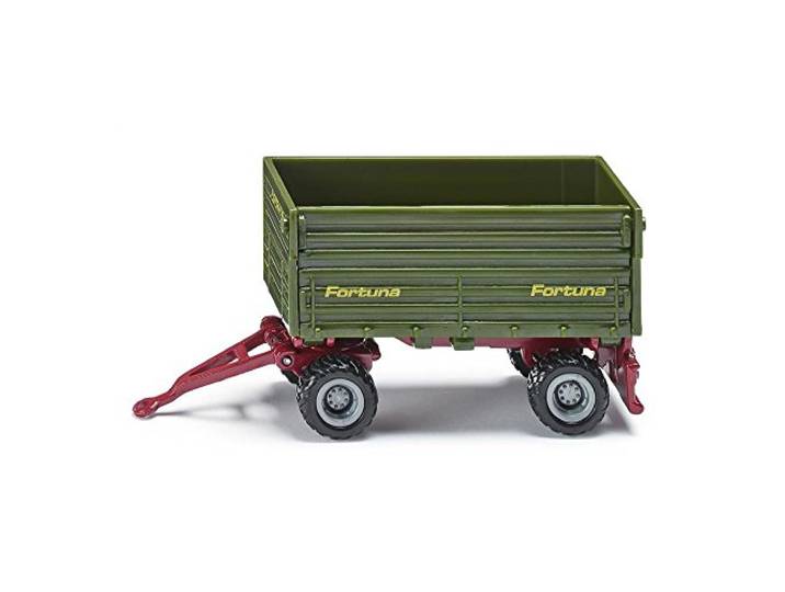 siku 1077, Two-Axle Trailer, Metal/Plastic, Green, Tiltable body