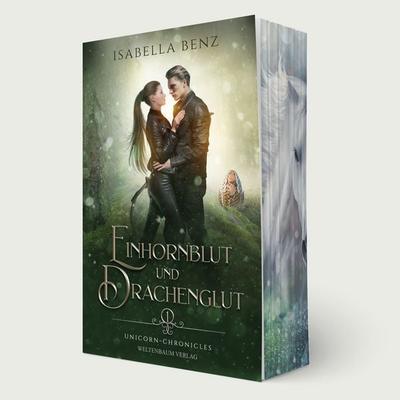 Unicorn Chronicles - Einhornblut und Drachenglut, Taschenbuch von Isabella Benz, Weltenbaum Verlag, 978-3-949640-58-2