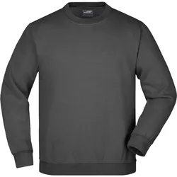 James & Nicholson Schwerer Kinder Sweater Sweatshirt JN040K graphite XS