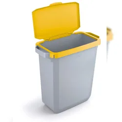 Durable DURABIN 60 grau + gelben Deckel (Klappdeckel)