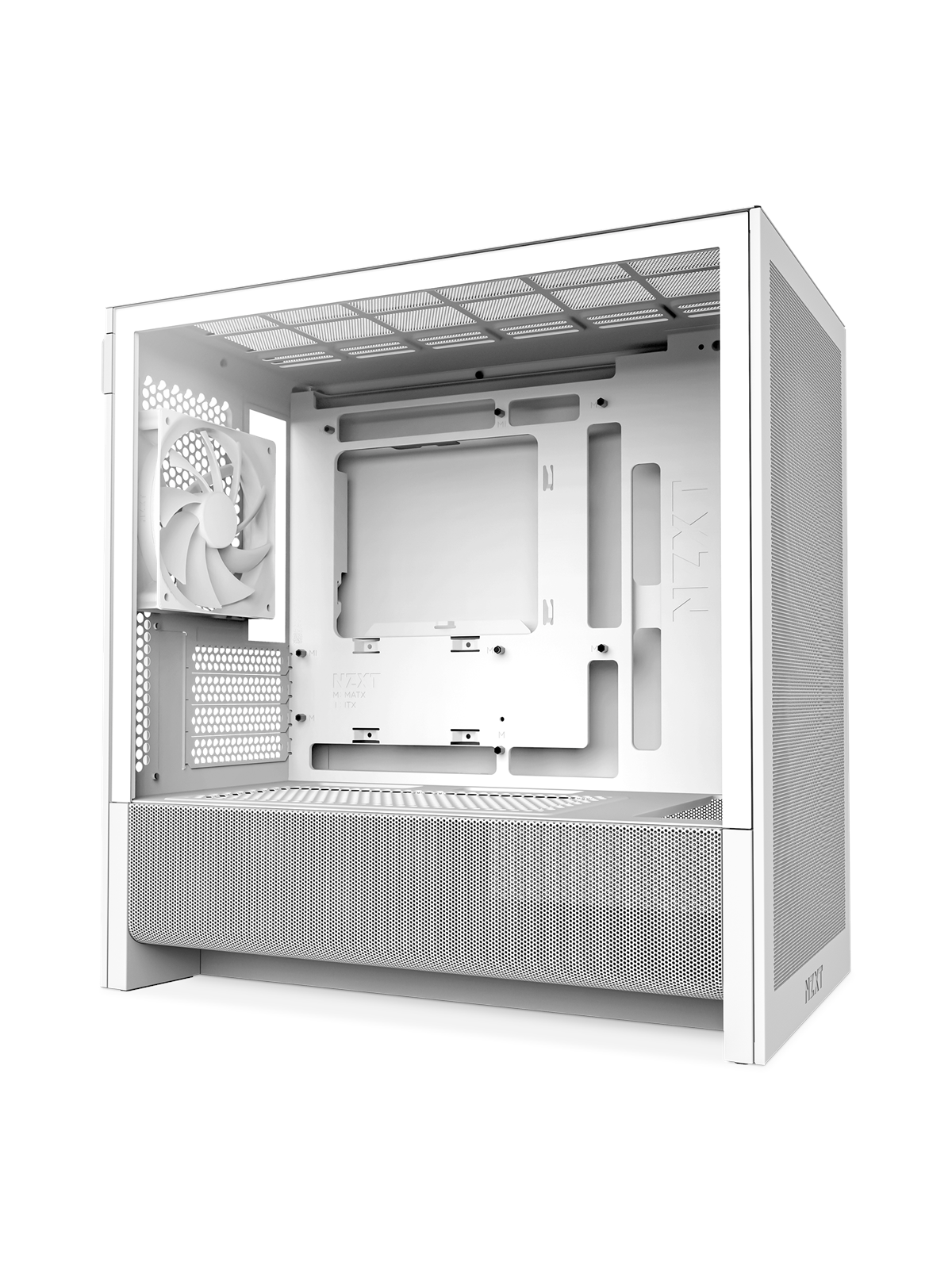 NZXT H3 Flow (2025) - All White - Gehäuse - Miditower - Weiß