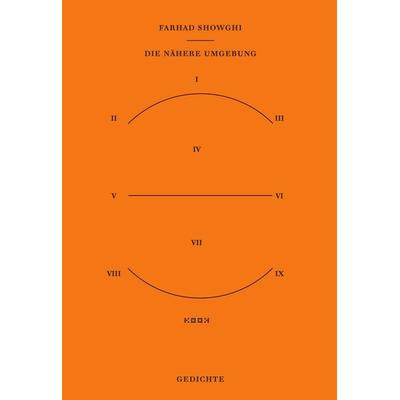 Die nähere Umgebung, Gebundene Ausgabe von Farhad Showghi, Kookbooks, 978-3-948336-31-8