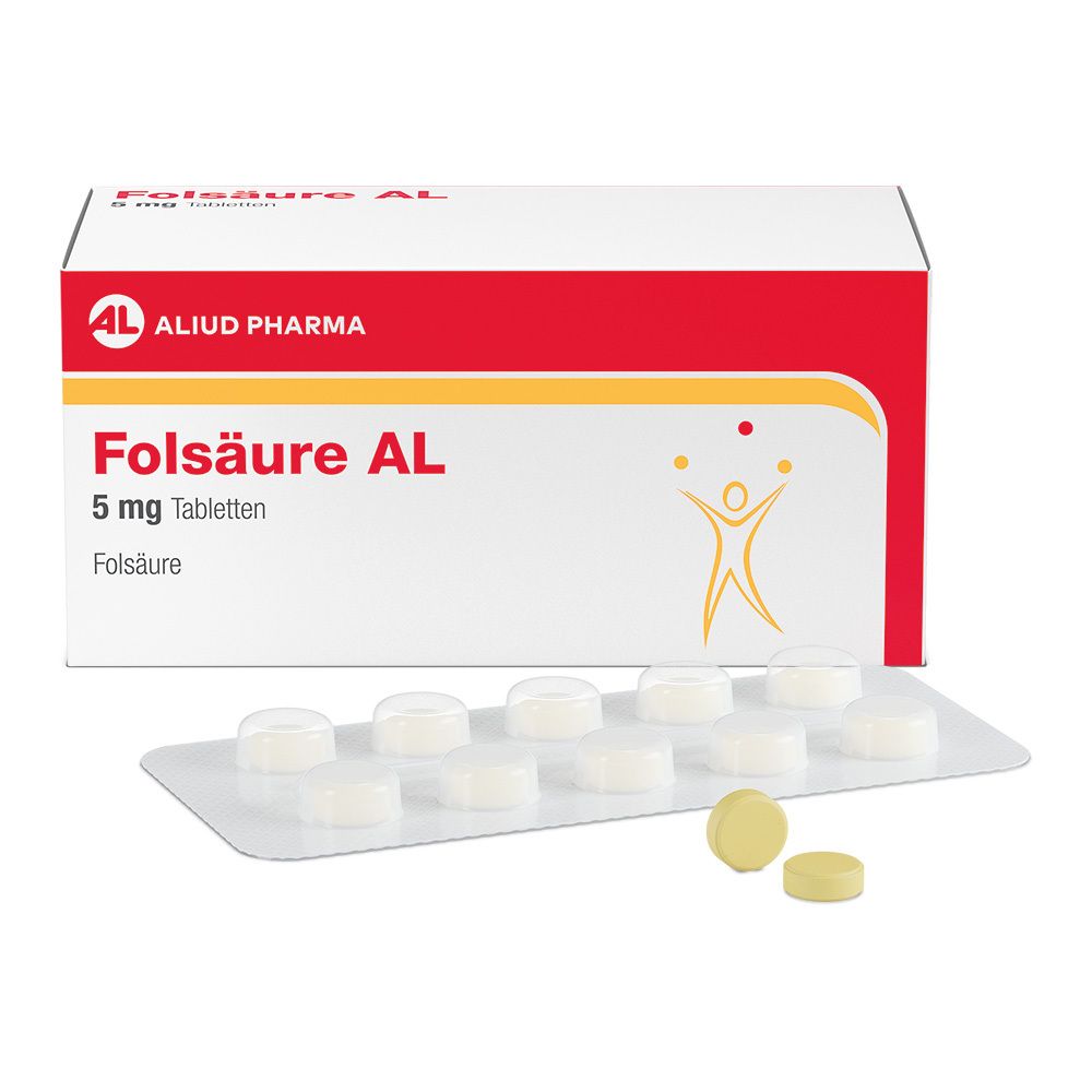 Folsäure AL 5 mg Tabletten 100 St