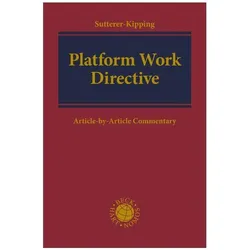 Platform Work Directive, Fachbücher von Amélie Sutterer-Kipping