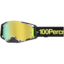 100% Armega Extra Cross BMX Brille Orban gold verspiegelt