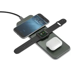 Terratec ChargeAIR All Kopfhörer, Kopfhörer, Smartphone, Smartwatch Grün Kabelloses Aufladen Schnellladung Drinnen