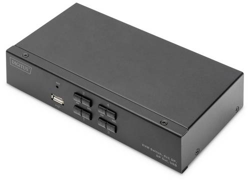 Digitus DS-12891 1+4 Port KVM-Umschalter DisplayPort 3840 x 2160 Pixel