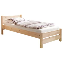 Bett "Bora", aus Kiefer, kieferfarben