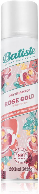Batiste Rose Gold Trockenshampoo für die Aufnahme von überschüssigen Talg für ein frische Frisur 200 ml