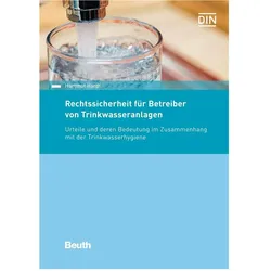 Rechtssicherheit für Betreiber von Trinkwasseranlagen, Fachbücher von Hartmut Hardt