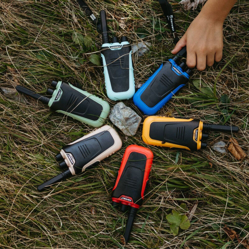 Talkie walkie avec batterie beige et cyan - Kidywolf