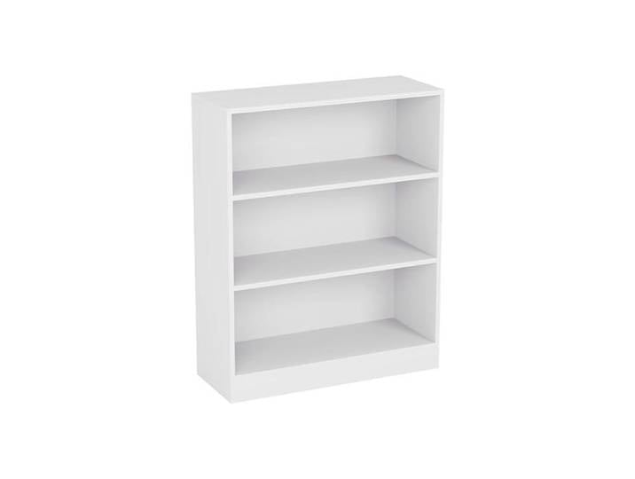 Bibliothèque basse - VIDA DESIGNS - Cambridge - Blanc - 3 étagères - 60×24×75 cm