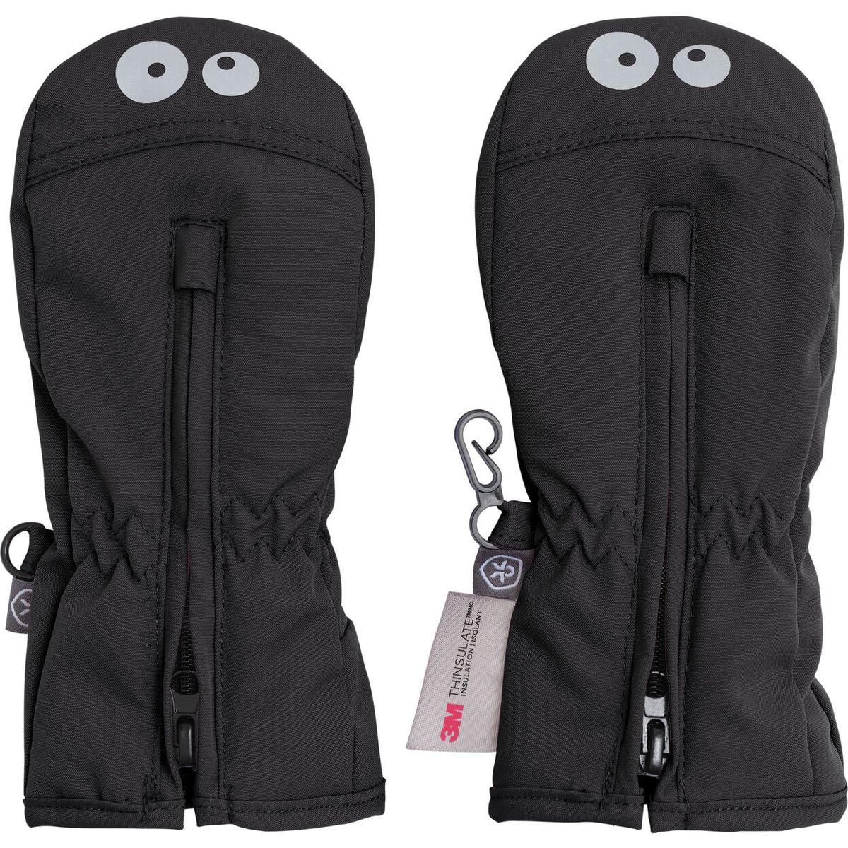 Color Kids Mittens W. Zipper 743011 phantom (1919) 2-4 year 743011-1919-2-4 year