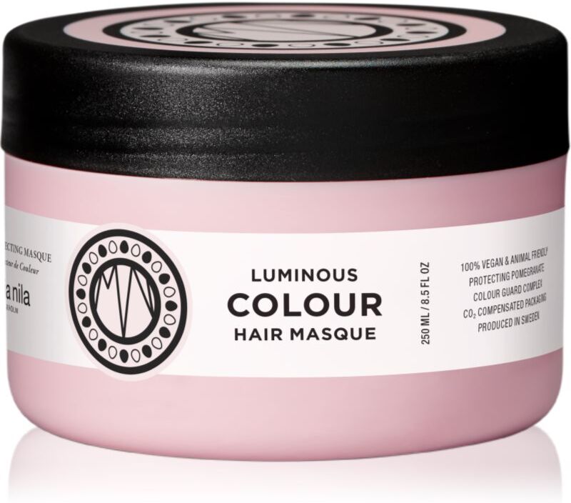 Maria Nila Luminous Colour Masque Feuchtigkeitsspendende Maske mit ernährender Wirkung für gefärbtes Haar 250 ml