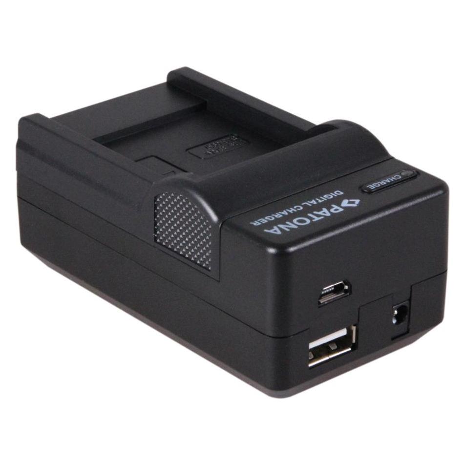 Patona 4in1 Ladegerät f. Samsung SLB-0937 DIGIMAX L730 L830 NV33 (Kamera Akku Ladegerät) (34479432)
