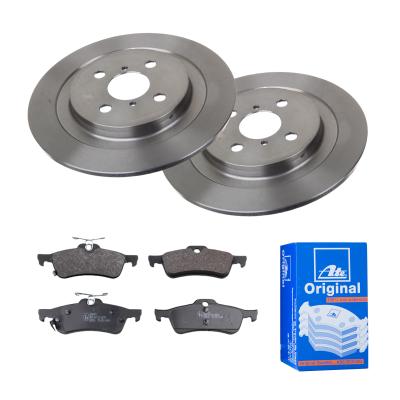 ATE Bremsensatz, Scheibenbremse 1420-22222 Hinterachse voll 278mm 9mm für DAIHATSU