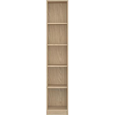 Bücherregal GAMI "Bücherregal Iris", eiche rookwood nachbildung, B:33cm H:172cm T:30cm, Holzwerkstoff, Regale, Bücherregal, Praktisch und funktional für eine optimale Aufbewahrung