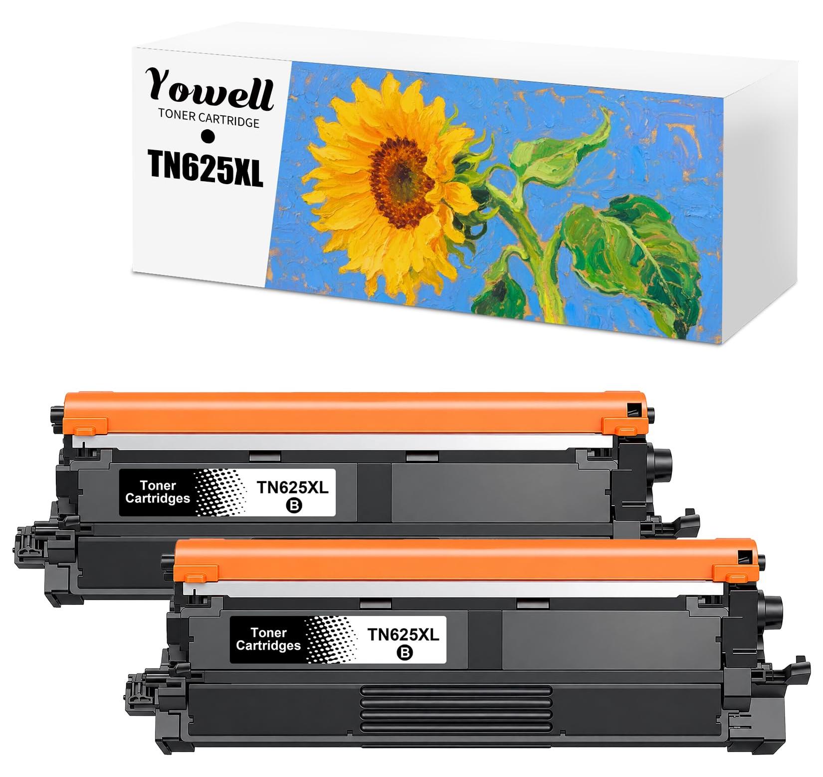 2x TN625XL Toner schwarz, kompatibel mit Brother TN625 XL