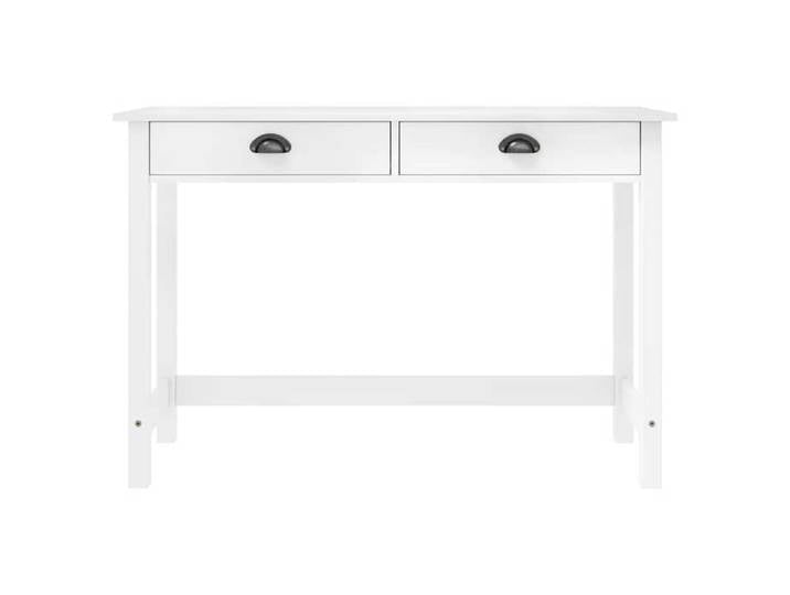 Promotion Févr Table Console étroite Bout de canapé Table derrière Hill avec 2 tiroirs 110x45x74 cm Bois pin massif FR73333841