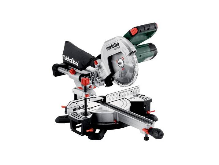 Kappsäge METABO KGS 216 M, 1500 W, Ø 216 x 30 mm , bunt, B:476mm H:512mm L:710mm, Sägemaschinen, Kappsäge
