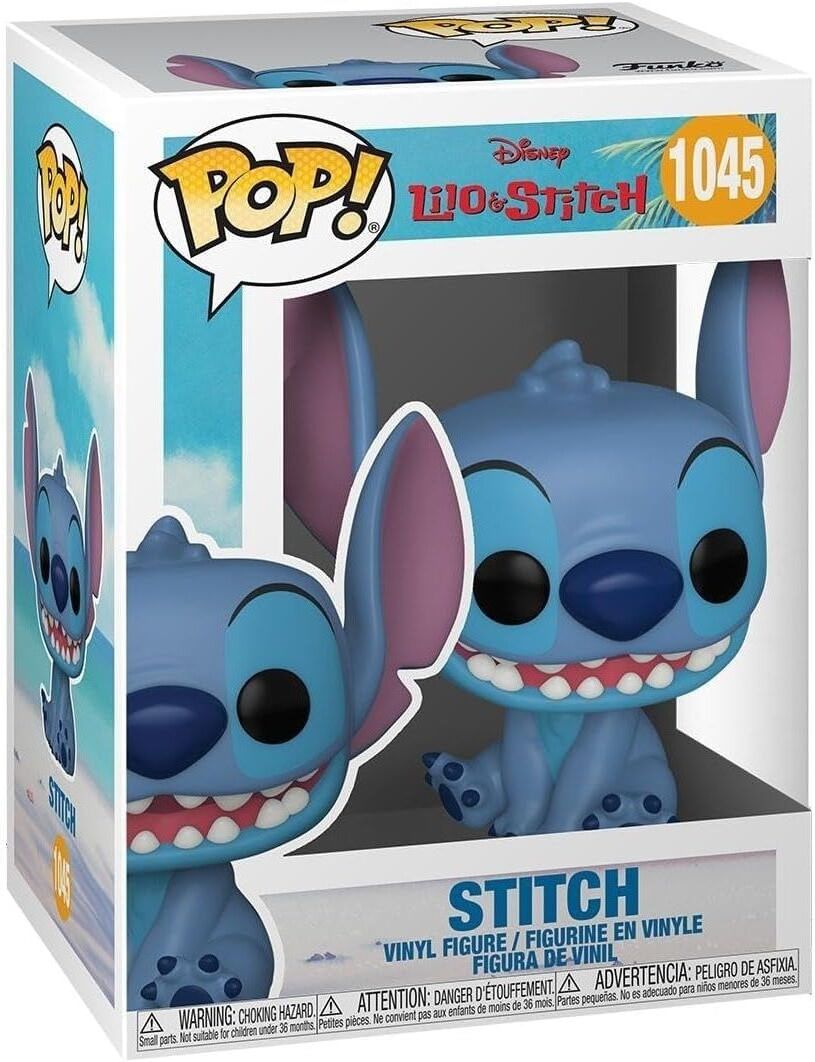 Funko Pop! Disney Smiling Seated Stitch Vinyl Figure   Official Lilo & Stitch Collectible