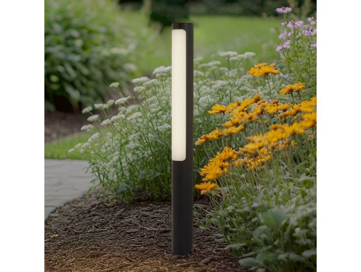 LED Wegeleuchte Tuberia Lucande, schwarz, Aluminium, Modern