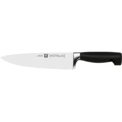 Zwilling Kochmesser Vier Sterne 20 cm Stahl Schwarz