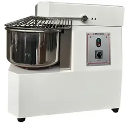 VM Europa Professionelle Teigknetmaschine 20L | 2 Geschwindigkeiten | Feste Rührschüssel | 19kg Teig | 850/1100W | 380V | Edelstahl