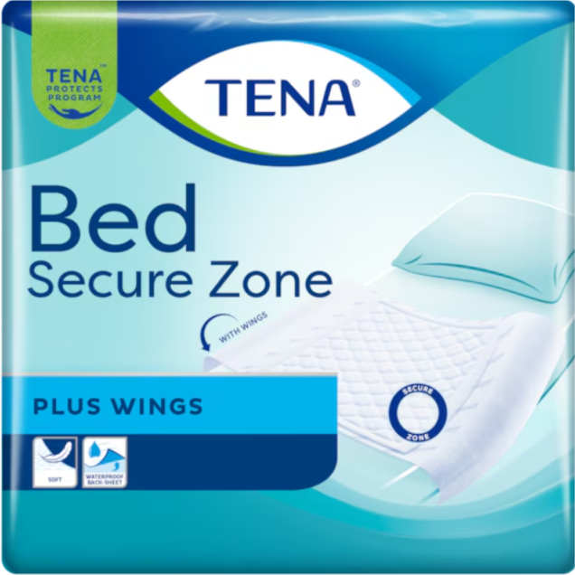Tena Bed Plus Wings 180x80cm 20 unidades