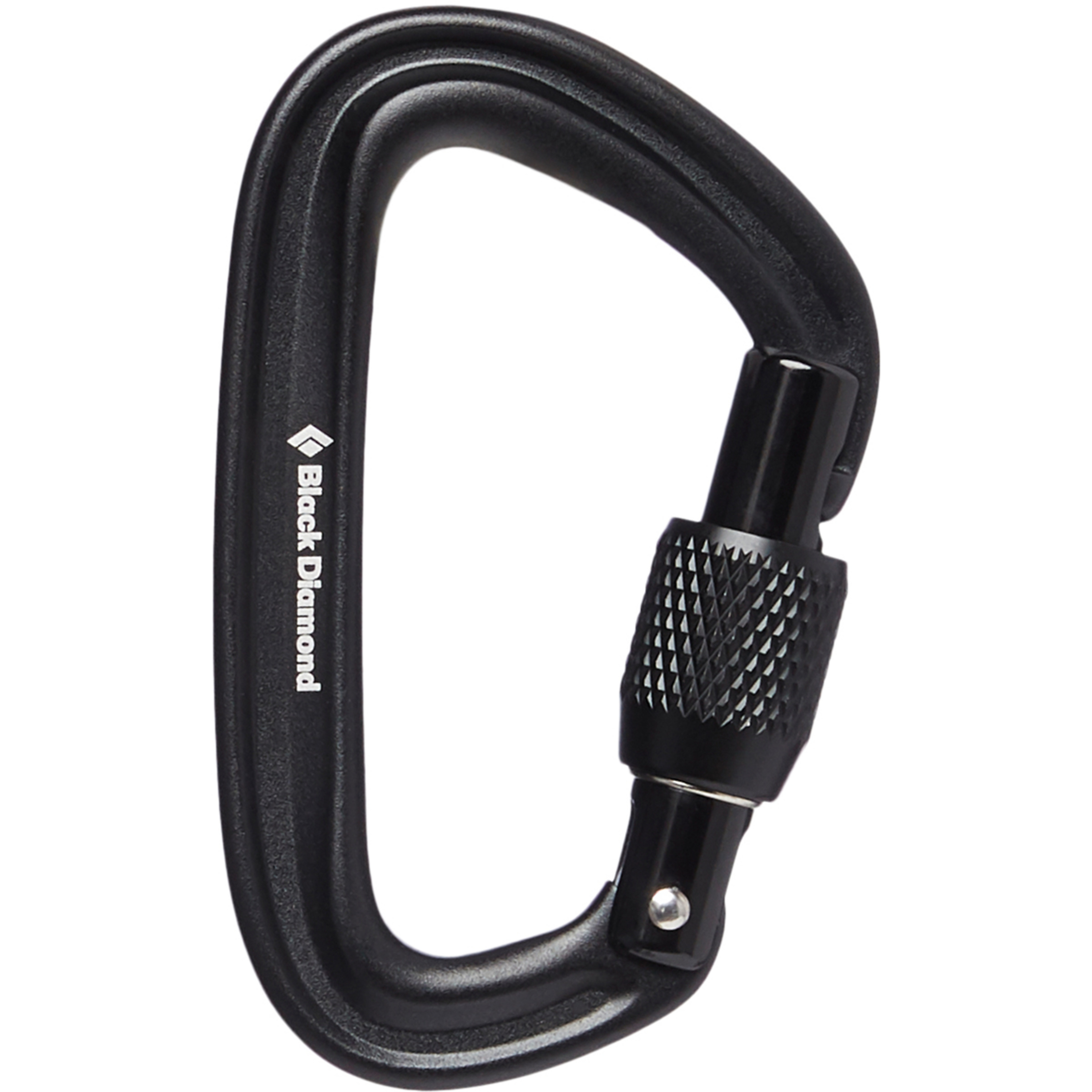 Black Diamond Liteforge Screwgate Karabiner Karabiner schwarz Alpinklettern