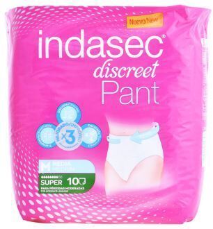 Indasec Super Pant Underwear Size M 10 units