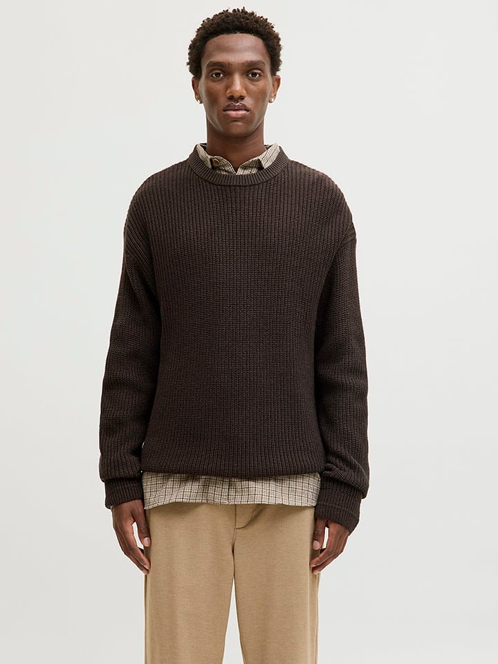 Jack & Jones Pullover "Kaito" in Braun - M