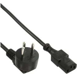 INLINE Netzkabel, Netzstecker Israel auf Kaltgerätestecker C13, 3,0m
