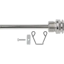 Schutzrohr für 1 Fühler aus Messing mit Einbaulänge 100 mm