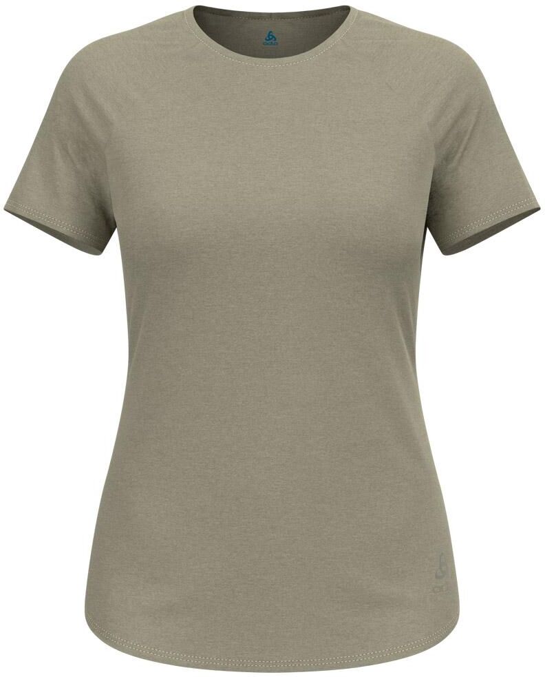 Odlo  - Tee Shirt Crew Neck Essential Short Sleeve Vetiver Melange - M - Tee-shirt de trail