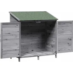 vidaXL, Gartenhaus + Gartenschrank, Gartenschuppen