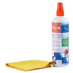 Peach PA104, Gerätereinigungsspray & Trockentuch, Universal, 250 ml, Spraydose
