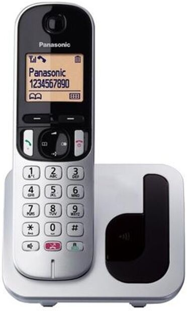 TELEFONE SEM FIOS PANASONIC TGC250 PRETO/CINZA
