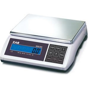 CAS Digitalwaage EDH-3, Inventurwaage, bis 3kg, mit Zählfunktion, Teilung 0,1g