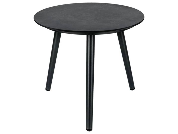 VEGA Outdoor Beistelltisch Sando klein 45x40.5 cm (ØxH); dunkelgrau/anthrazit; rund