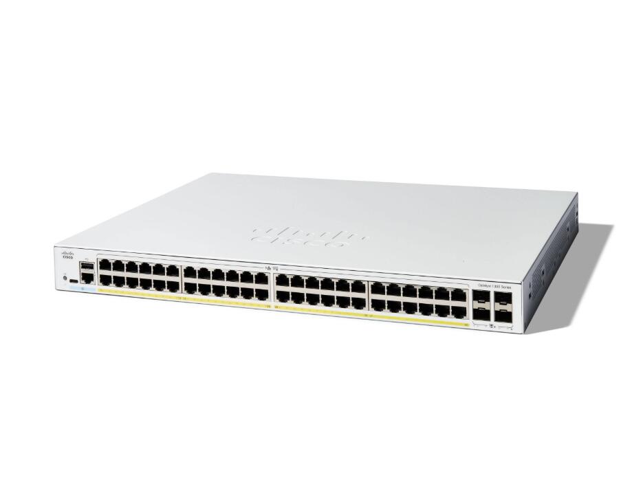 Cisco Catalyst 1300-48FP-4X Switch 24x 1GbE + 4x 10GbE SFP+ L3 managed C1300-48FP-4X