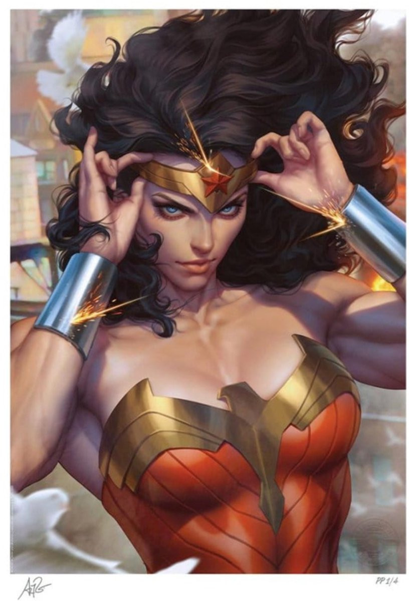 Sideshow Collectibles DC Comics Art Print Wonder Woman #1 (2023) Poster Breedte: 61 cm, Hoogte: 46 cm