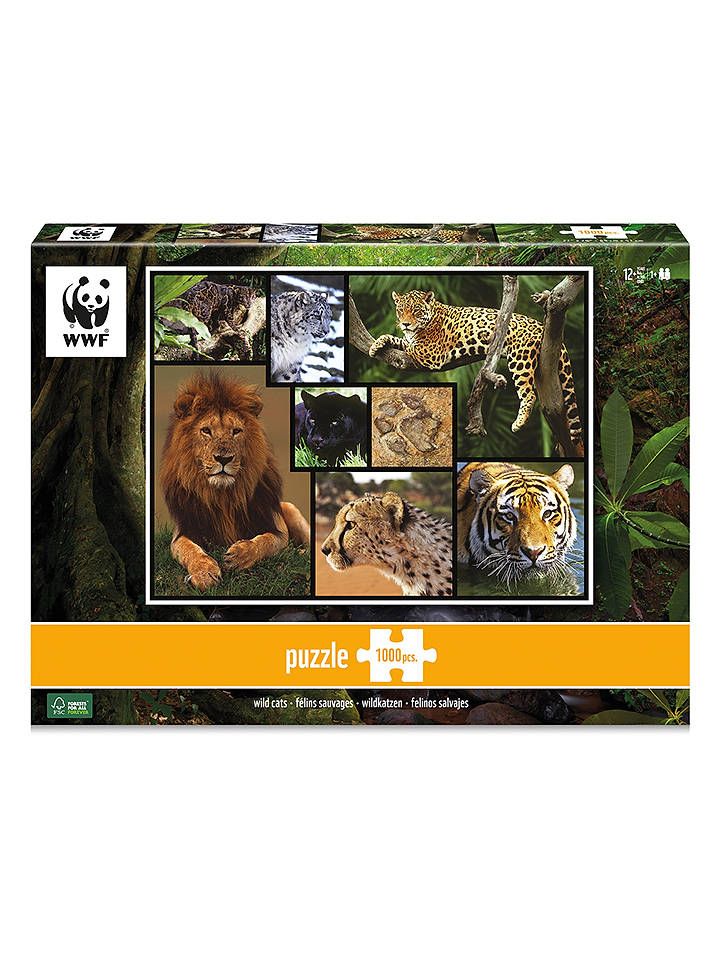 ambassador 1.000tlg. Puzzle "Wildkatzen" - ab 12 Jahren - onesize