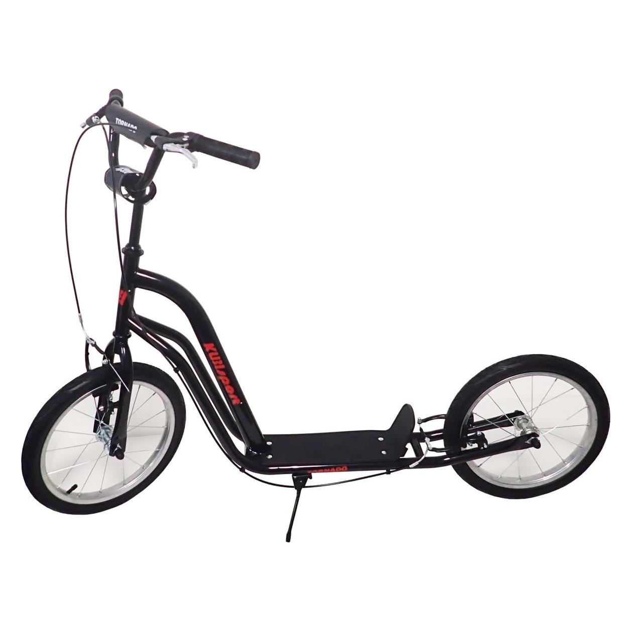 Kubi Sport Kinder-Tretroller, zweirädrig, für die Stadt, schwarz, KUBISPORT, bis 90 kg (76181520)