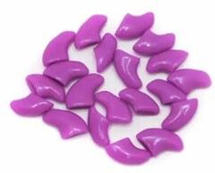 Uplift Treasures Soft Silicone Cat Nail Caps Set purple l